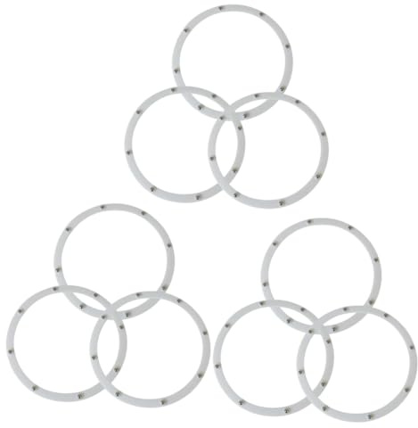 Artibetter 9stücke Teiliges Drehbares Tablett- Mit Kugellagern Multifunktionale Halterung Für Schmuck Dekoration Und Fotografie Stabile Drehplattform Für Täglichen Gebrauch
