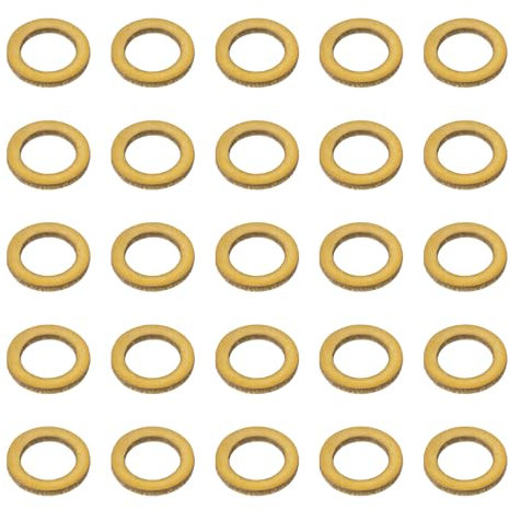 The Lord of the Tools 100 Pezzi Rondelle Distanziatrici In Ottone Rondelle Piatte Da 0,5 Mm Rondelle Piatte Da 5 Mm (OD) X 3,2 Mm (ID) X 0,5 Mm Adatte Per Modelli Di Navi Militari