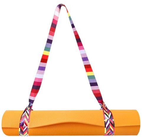 Acooruiteng Yogamatte Tragegurt Yogamatte Yogamatten Tragegurt Verstellbare Yoga Mat Strap Yoga Matte Tragegurt Yogamattenriemen für Pilates Dehnen und Fitness(Yoga Mat Not Included)