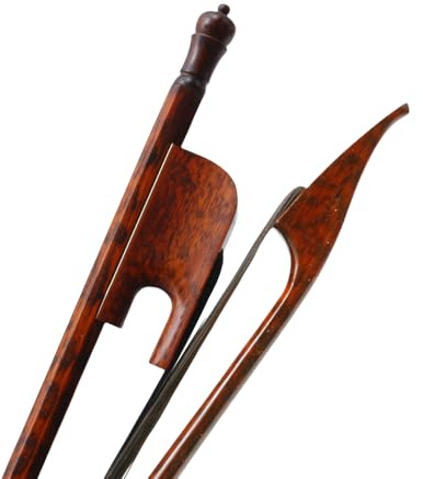 Yinfente - Archetto per violino 4/4 in legno serpente, stile barocco, a vite lunga, con legno esterno, naturale, nero, ben bilanciato