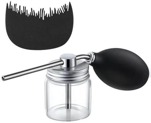Geieold Hair Fiber Sprays Bottle Powder Duster forMulti Purpose Indoor andOutdoor Use forHair,Fiber Powder Sprays Bottle