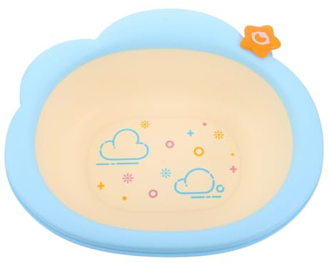 DEARMAMY Bassin de Lavage Garçon Fille Portable Épais Antidérapant Multi-usage Voyage Camping et Domicile