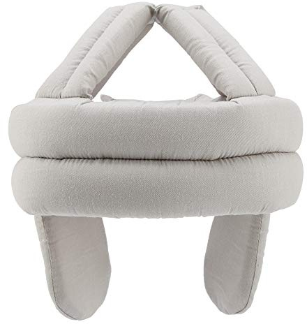 Acouto Casco di Sicurezza, Copricapo da Impatto Regolabile con Protezione per le Orecchie per Uomini Anziani, Cappello Anticaduta con Assorbimento degli Urti,