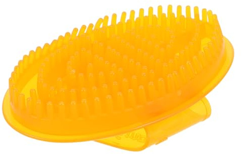 Toyvian Meridian Massagebürste aus Pvc Handmassagegerät für Körper und Beine Sanfte Massage zur Entspannung im Alltag und Zuhause in Orange