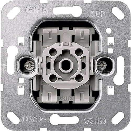 Gira 010700 Wippschalter Kreuz Einsatz, Metallisch
