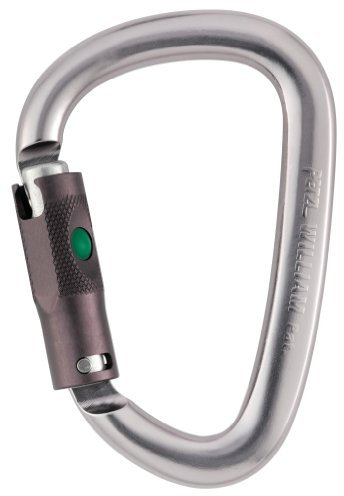 Petzl Erwachsene Karabiner William Ball-Lock, Schwarz
