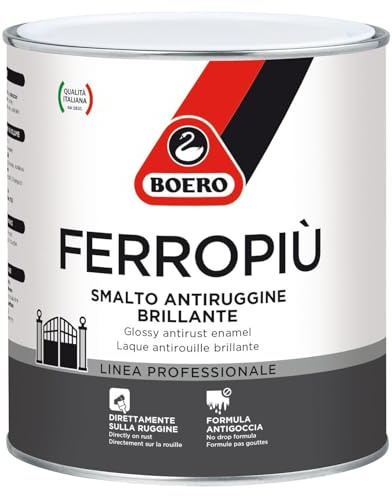 SMALTO ANTIRUGGINE FERROPIU' MARRONE LT. 2,500