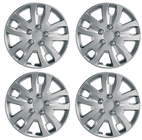 UKB4C Set 4 Wheel Trims Hub Caps 15 Covers fits Peugeot Partner 207 308 306 605