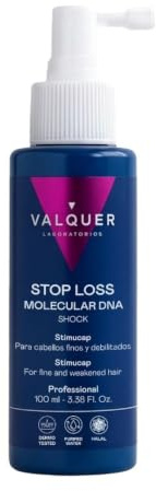 VALQUER Loción Anticaída | Fortalece el cabello Fino y Débil | 100 ml | Estimula el Crecimiento Capilar | Con Stimucap, Vitaminas B6 y B3 | Para Hombre y Mujer | Vegano