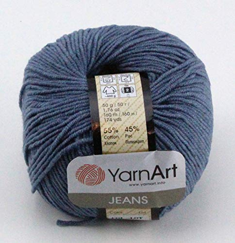 YarnArt Jeans Garn Baumwollgarn Amigurumi Babygarn Wolle 50g Yarn Art 160m/50g Yarnarts (68)