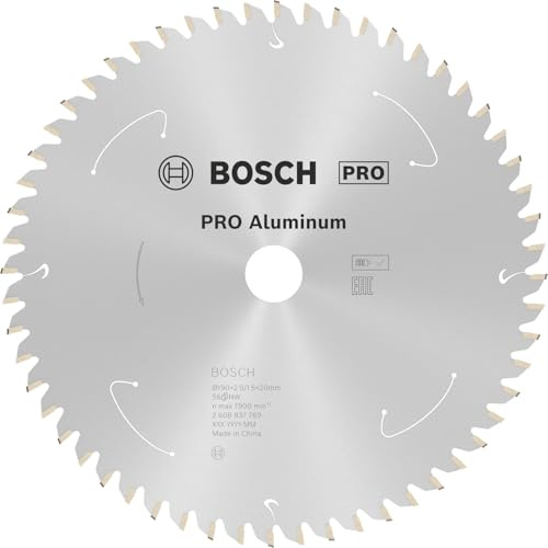 Bosch 1x PRO Aluminium Cordless Circular Saw Blade for Hand-Held Saws | for Aluminium, Non-ferrous metals, Ø 190 mm, Professional Accessory Hand-Held Cordless Circular Saws