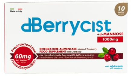 TOCAS dBerrycist Mirtillo Vie Urinarie e Cistite Integratore 10 Bustine