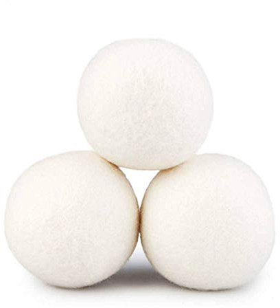 100% Natural & Handmade Wool Dryer Balls Eco-Friendly Reusable Laundry Essentials Saves Drying Time Laundry Balls (3PCS)