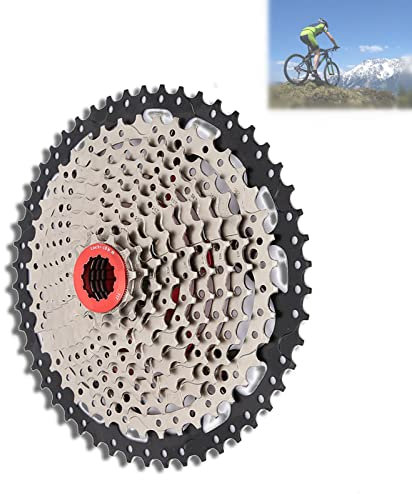 SUNGOOYUE Freewheel 10 Gang Fahrrad Kassette Ritzel 11-50T Fahrrad Freilauf Mountainbike Ersatzteil Zubehör