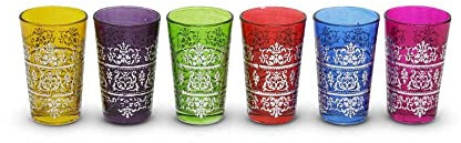Lot de 6 verres à thé marocains Ifrane | Safaary