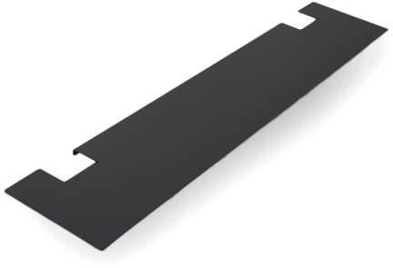 Pedestal Plate Shelf Charcoal Ablage für TV-Ständer – Schwarz | Ablagefach für Soundbar, Zeitschriften & Deko, passt an Bendy Tall & Straight Rollin.
