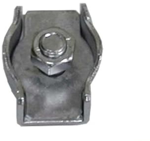 COFAN SUJETACABLES PLANO SIMPLE M-8 INOX