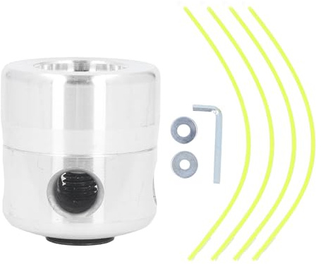 Yuecoom Cabezal de Hilo para Desbrozadora,Aluminio Cabezal Desbrozadora Universal Cabezal，Accesorios para Cortador de Césped,para Accesorios para La Mayoría De Cortacésped ﻿
