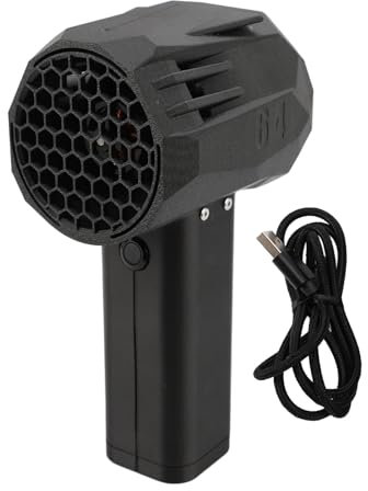 2024 Mini Thunder Jet Dry, Batteria 4000Mah Asciugacapelli per Auto, 1400g Spinta 240 Km Asciugatore per Auto, Potente Turbofan Ventilatore a Secco Ricaricabile Regolabile in