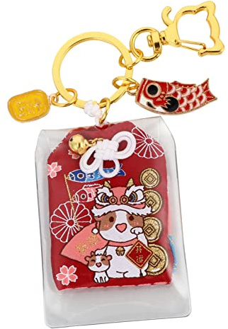LALADEFIEE 1pezzi Portachiavi Zodiacale Lega Pendente Anno Del Bue Ciondolo Per Chiavi Festivo e Decorativo Per Amici e Famiglia Ottimo Per Occasioni Speciali