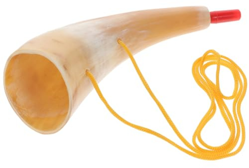 VICASKY Outdoor Viking Horn: Kids Blow Trumpet Sports Cheering Prop Party Toy Bull War Blowing Bear Boat Megaphone Musical Instruments Shoe （Random color）