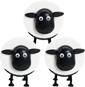 3 Teiliger Toilettenpapierhalter in Schafform Lustiger Toilettenpapierhalter Novelty Toilet Roll Holder Rollenhalter für Tiere Kann als Einweihungsgeschenk Oder Badezimmerdekoration Verwendet Werden