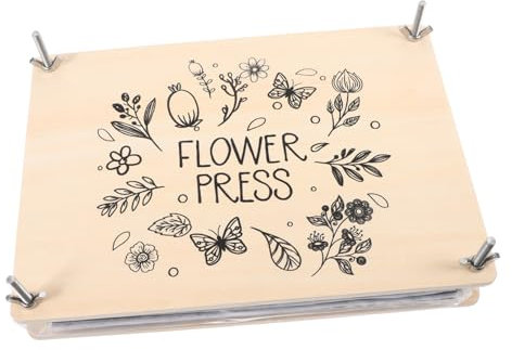HAPINARY Blumenpresse Set Groß DIY Pflanzenpressen Werkzeug Für Getrocknete Blüten Mehrschichtige Presse Zum Basteln Scrapbooking Hochzeitseinladungen Erwachsene