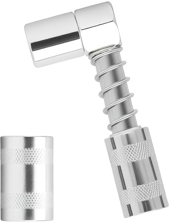 APOMOONS Testina Ingrassatore 90 Gradi Accoppiamento Grasso Pistola con Manicotti Bocchino Adattatore di Connessione per L'Agricoltura Auto Escavatore Camion Applicazioni Uso Industriale