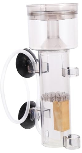 BAZEITFLOW Protein Skimmer Saltwater Aquarium Sponge Filter Lightweight Practical Rs-4003 Small Size Aquarium Protein Cleaner for Fish Tank Household Use