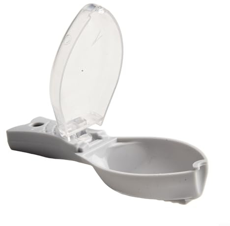 Jotekonoby Raspador de escamas de pescado para uso doméstico, 16 x 5 cm, herramienta de escamas de pescado de plástico con cubierta, cepillo de piel de pescado verde para una fácil limpieza, colgar