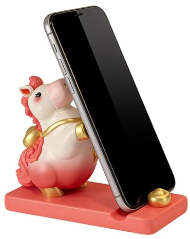Supporto per cellulare | Decorazione per cellulare a forma di cavallo, per ragazze, adolescenti, bambini, donne, casa, tablet, calza della Befana, Compleanno Natale