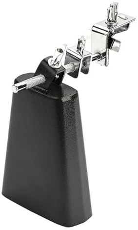 Abaodam Robustes Schlagzeugzubehör Kuhglocke aus Metall 1 Satz Cowbell mit Langer Lebensdauer und Sicherer Anwendung für Performance und Geschenk