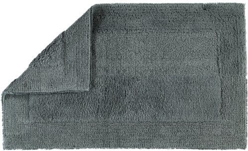 Kleine Wolke Badteppich Havanna, Baumwolle, Anthrazit, 55x65 cm