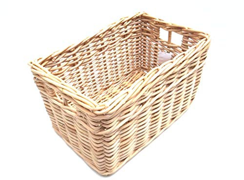Holzkorb, Regalkorb Kaminkorb, Erntekorb aus Rattan Gr.3, naturfarbig, ca. 56 x 40 x 32