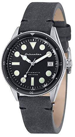 Spinnaker Unisex Datum klassisch Automatik Uhr mit Leder Armband SP-5042-01