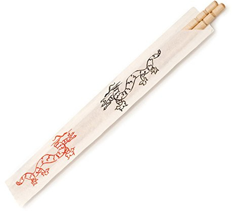 García de Pou 117.08 - Bacchette Cinesi Imbustate 21 Cm Naturale Bambù - 100 unità