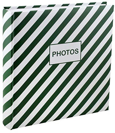 Mainstream Fotoalbum in 30x30 cm 100 weiße Seiten Jumbo Buchalbum Fotobuch: Farbe: Grün