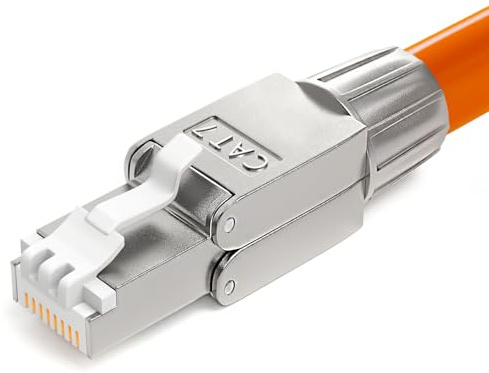 HB-DIGITAL 1x CAT 7 RJ45 Stecker Netzwerkstecker