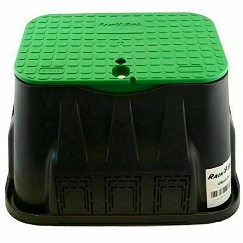 Boîte d’irrigation Jardin 505x370x305 mm | Regard rectangulaire pour électrovannes ou irrigation enterrée | Boîte de Raccordement avec couvercle pour jardin | Boîte pour systèmes d’irrigation