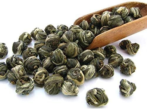 Tealyra - Imperial Jasmine Dragon Pearls - Loose Leaf Green Tea - Jasmine Green Tea with Pleasant Aroma and Tonic Effect - Best Chinese Green Tea - 400g (14-Ounce)