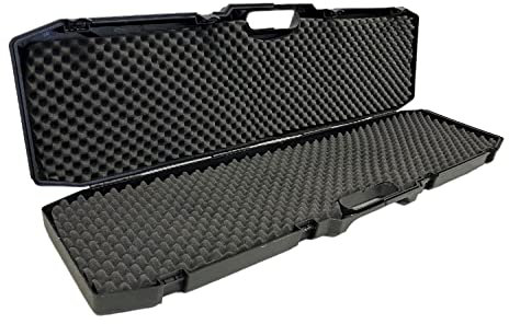 Uzman Gewehrkoffer 110cm Lang,27cm Breit, 8cm hoch, Universal Waffenkoffer lang, Korrosions- und temperaturbeständig, 2 Schaumstoffeinlagen,