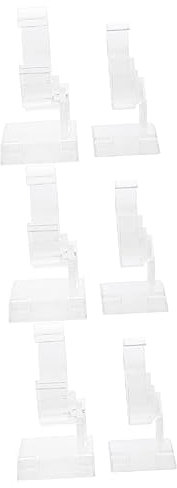 Cabilock 3 Sets Elegante Kristalluhr Basis Organizer Schaufenster Acryl Schmuckhalter Für Display 2 Stück * 3