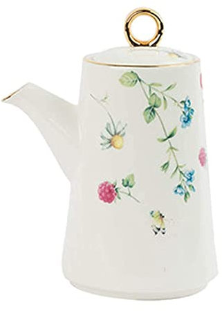 DHAEY Aceitera Dispensador de Aceite y vinagre, vinagrera de Porcelana de cerámica con Juego de Botellas BOT, con Pico vertedor a Prueba de Fugas Cocina