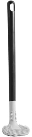 Brosse de Toilette en Silicone, Brosse de Toilette Flexible et Pliable Double Face, Nettoyage en Profondeur, pour Salle de Bain