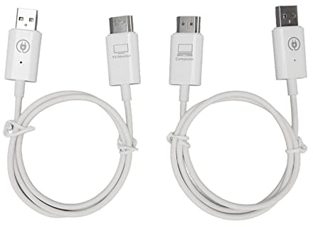 Kit émetteur et Récepteur HD sans Fil, Adaptateur Dongle Double Mode 1080P avec Transmission Stable, Antenne Intégrée pour Ordinateurs Portables en Streaming Vidéo