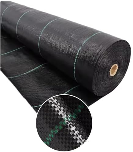 GARDENIX Unkrautvlies Extra Stark 135g/m² (2.1M x 50M) Bodengewebe Gartenvlies gegen Unkraut Schwarz