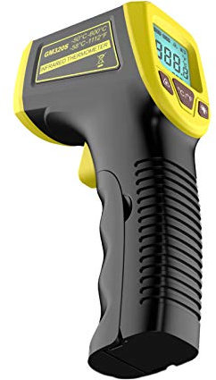 Thermomètre Infrarouge, -50~600 C? (-58~1112 °F) Thermomètre À Affichage LCD Sans Contact, Thermomètre Numérique À Viande Pour Four À Pizza, Viande, ue Chauffante, Gril