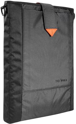 Tatonka Notebook Sleeve - 15-Zoll Laptophülle mit abdeckbarer Klettfläche zur Befestigung im Rucksack - Inklusive gepolstertem Einschubfach für EIN Tablet