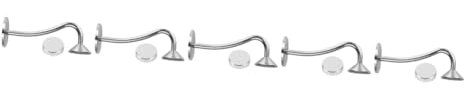 5 jaboneras magnéticas de acero inoxidable para ducha, barra de pared, jabonera con estante de drenaje de líquidos, accesorios de baño