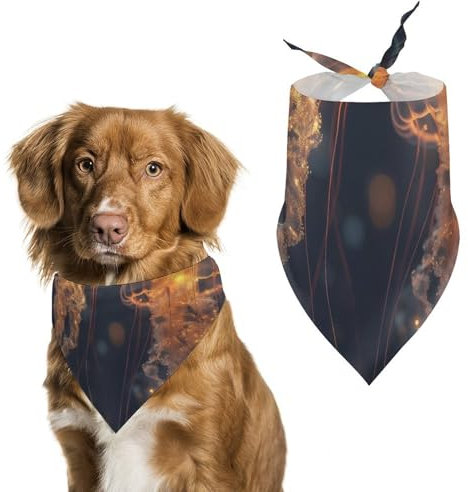 Hund Bandanas Quallen-Seifenblasen Hundeschal Latztuch Für Haustiere Large: 70 * 30 cm